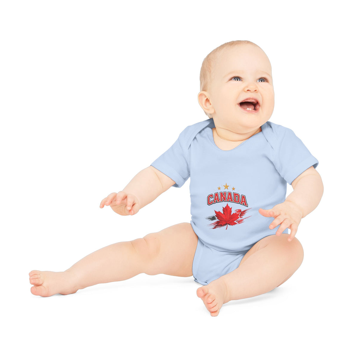 Canada Maple Leaf Baby Bodysuit — Canadian Pride Infant Onesie