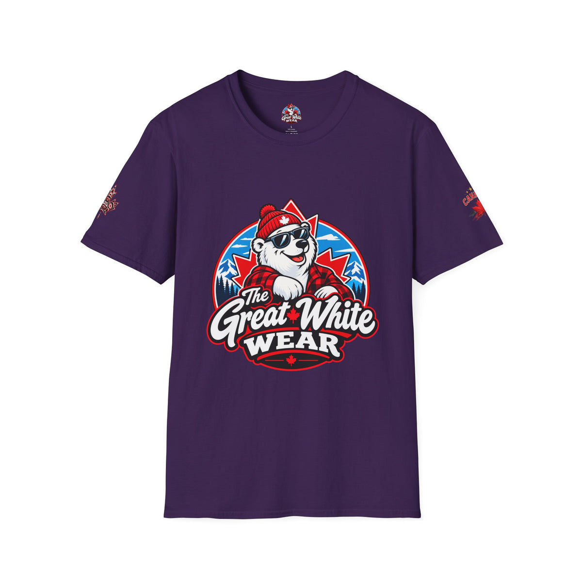 Great White Wear Polar Bear Womens Graphic T‑Shirt