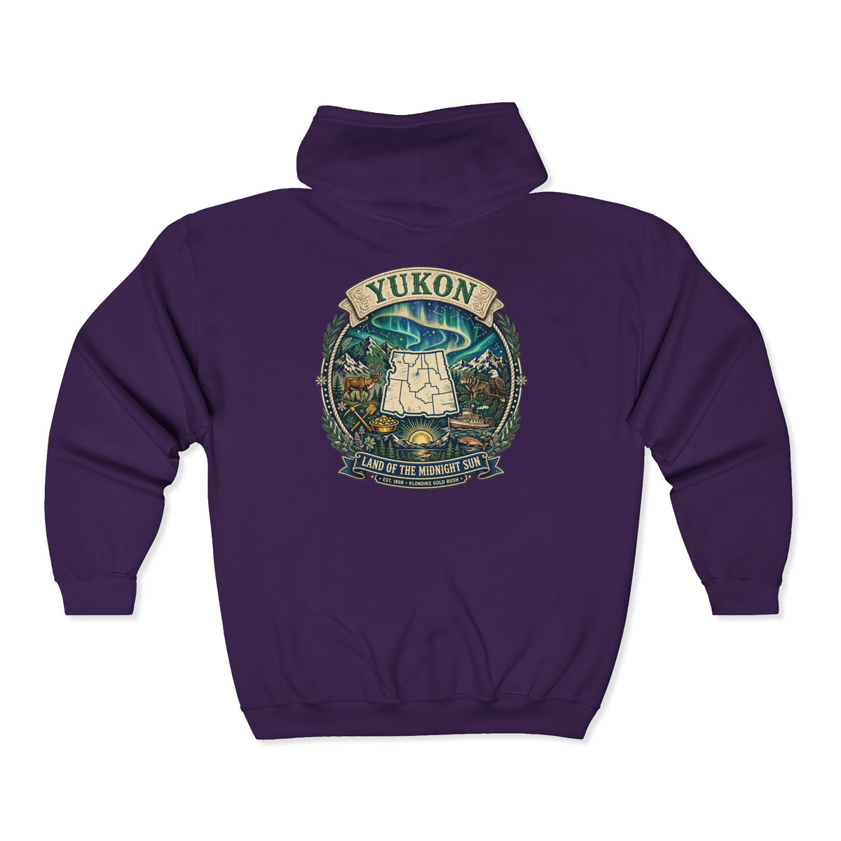 Yukon "Land of the Midnight Sun" Graphic Hoodie