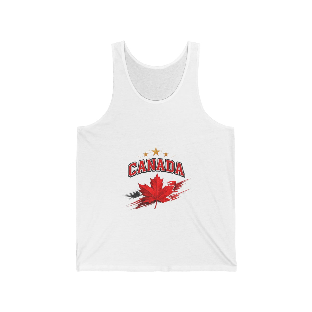 Mens Canada Maple Leaf Tank Top — Canadian Pride Flag Design