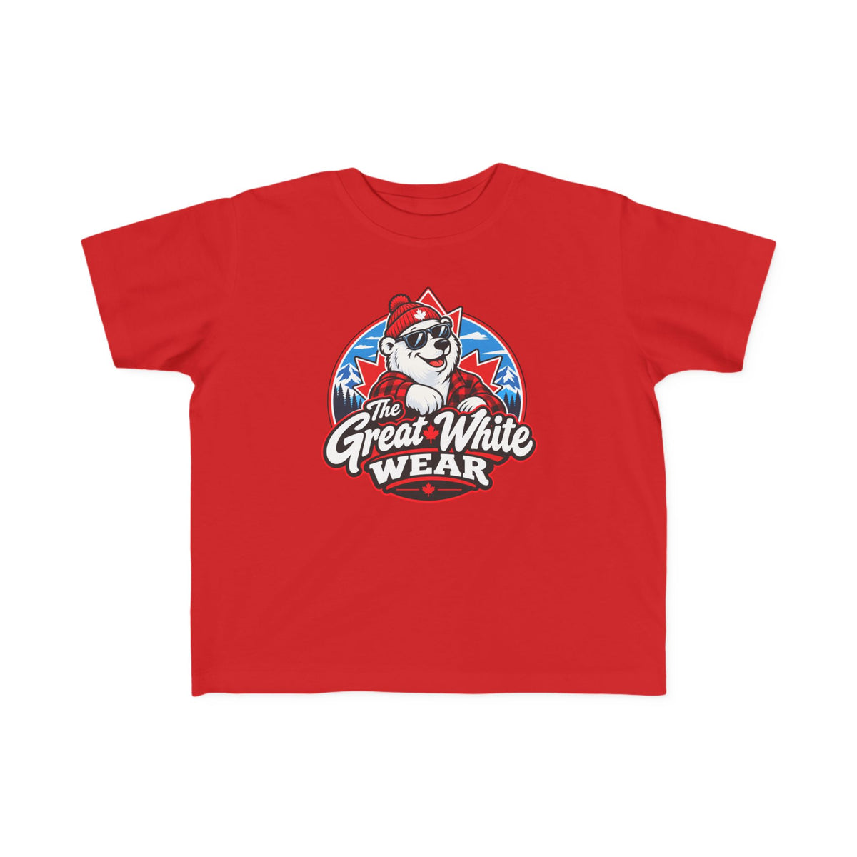 Great White Wear Polar Bear Toodler Graphic T‑Shirt
