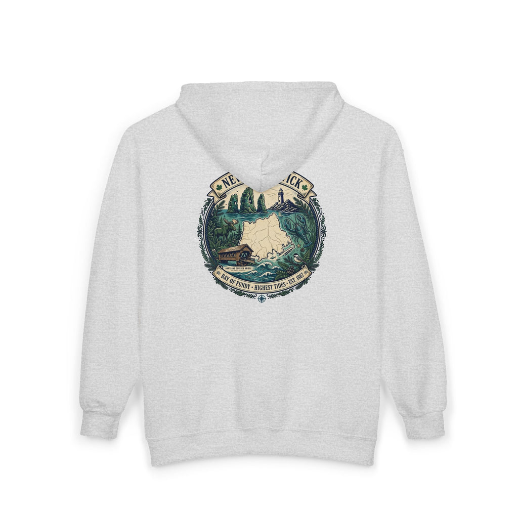 New Brunswick Vintage  Map Hoodie
