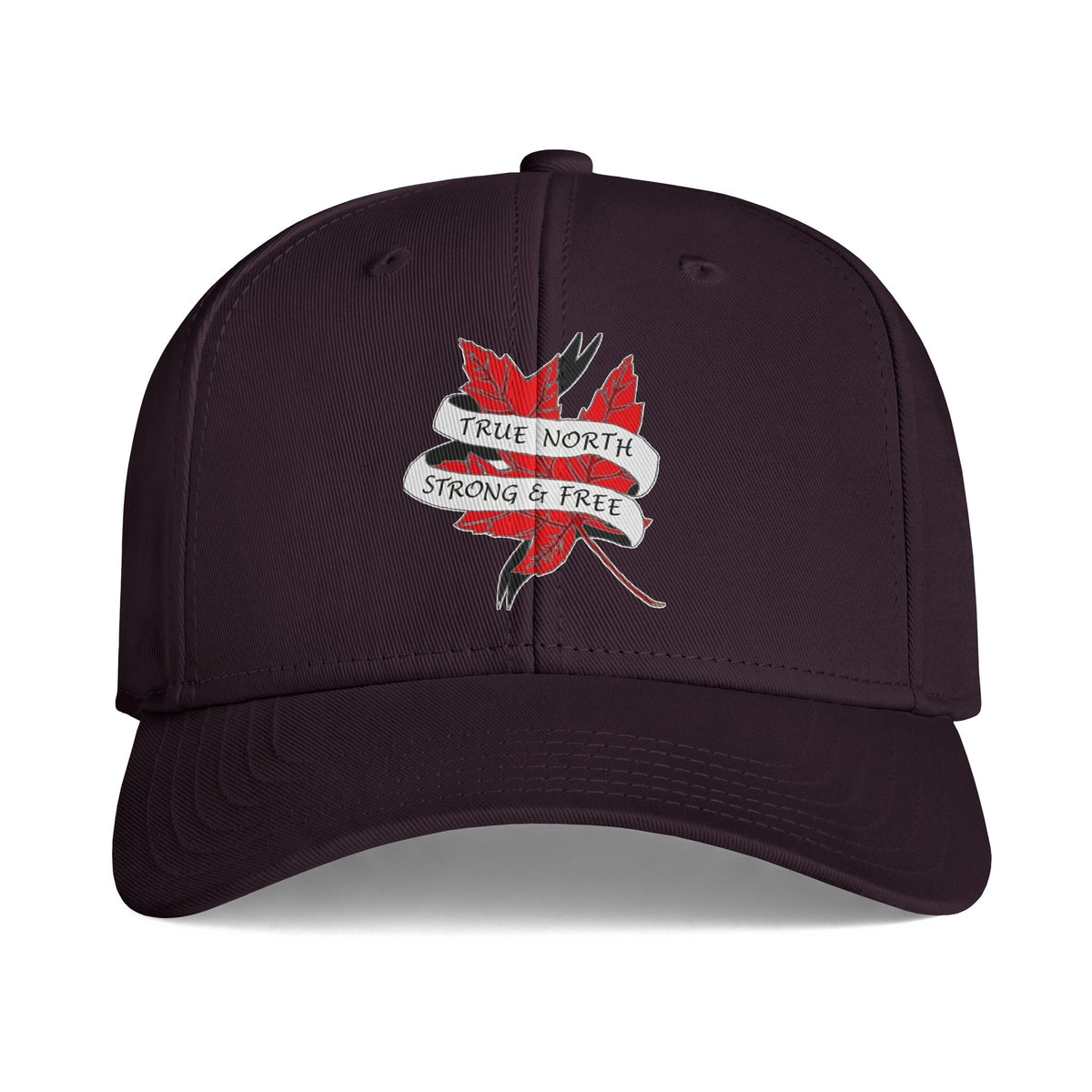True North Maple Leaf Cap — "True North Strong & Free"