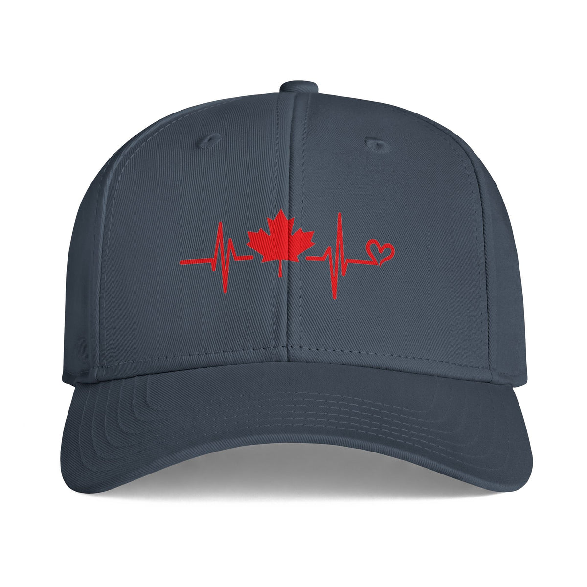 Canada Heartbeat Cap — Maple Leaf ECG Hat