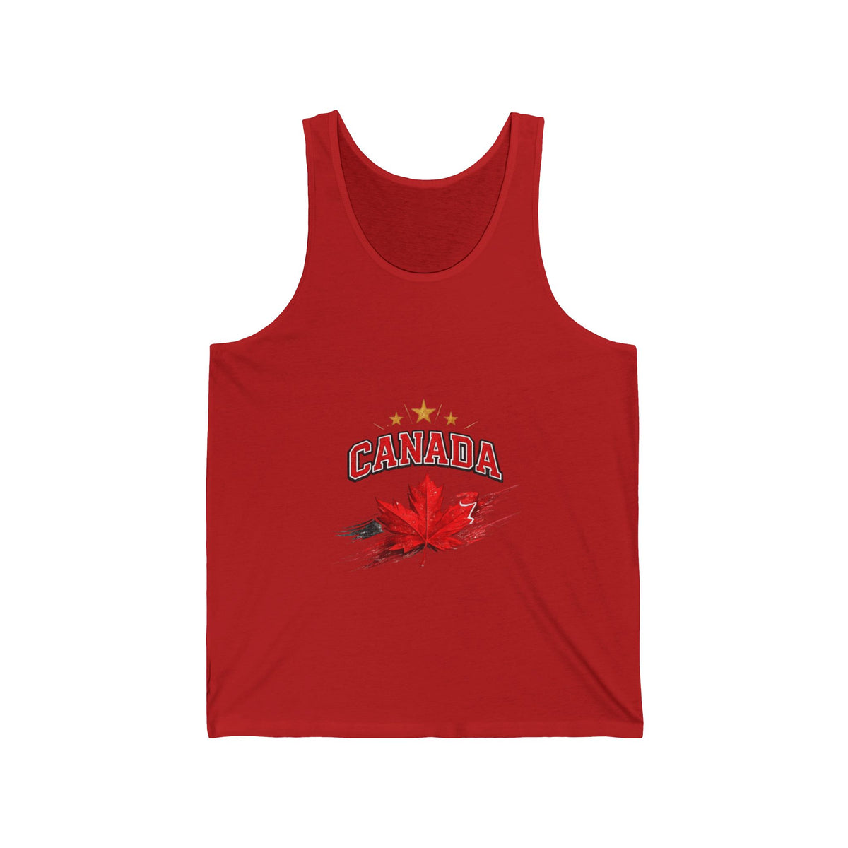 Mens Canada Maple Leaf Tank Top — Canadian Pride Flag Design