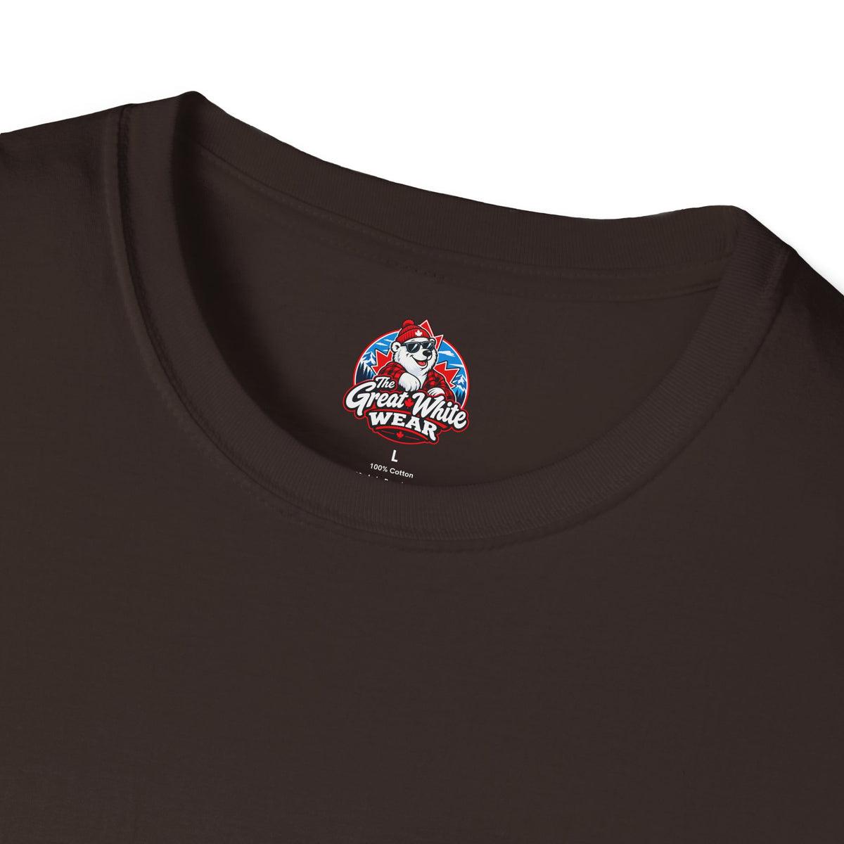 Canada Heartbeat T-Shirt — Red Maple Leaf ECG Design