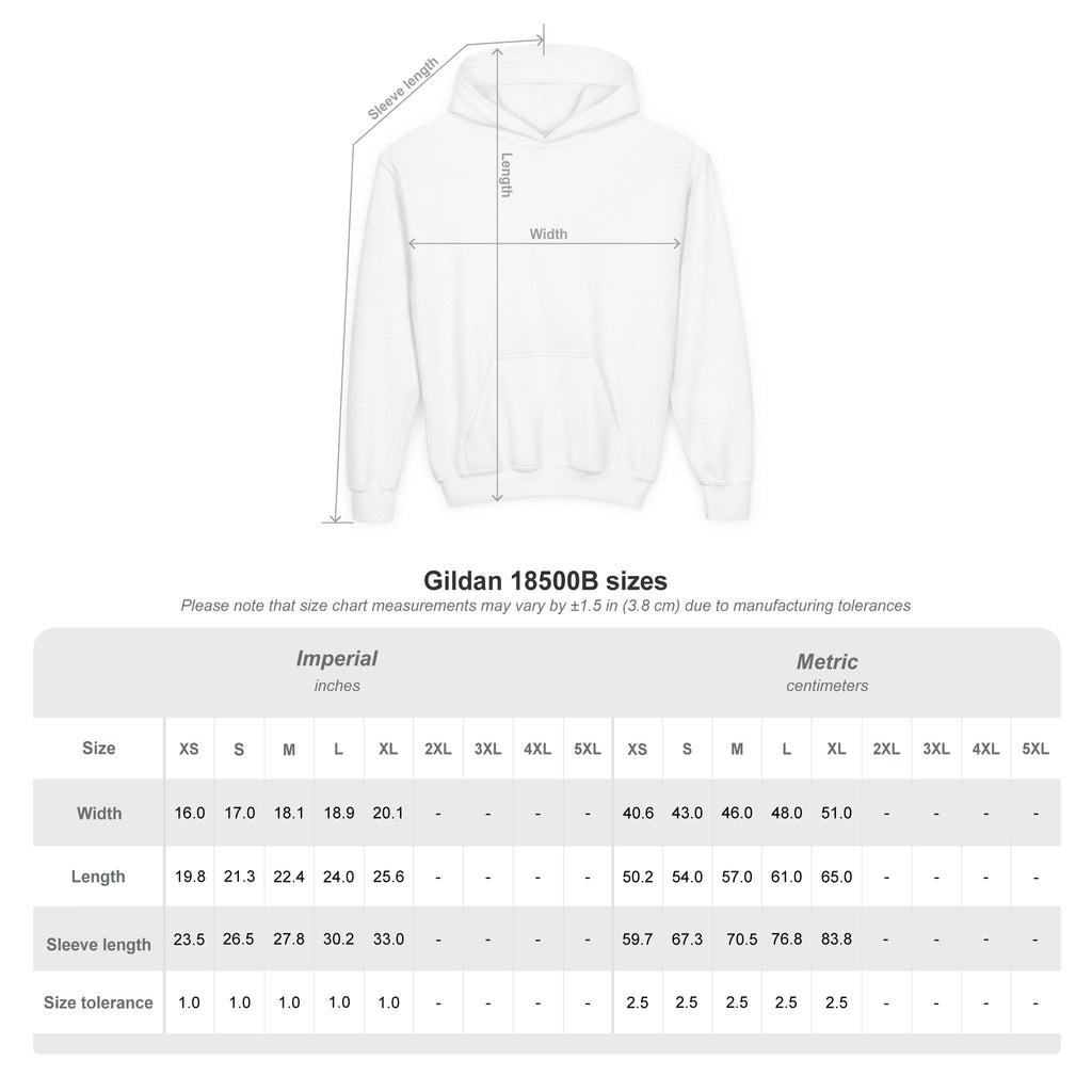Canada Maple Leaf Youth Hoodie — Patriotic Canadian Youth  Sweatshirt
