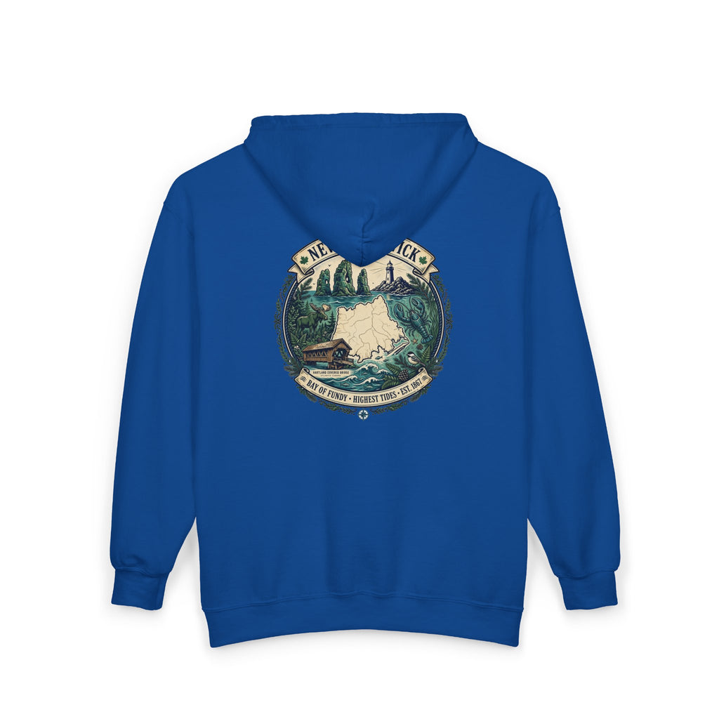 New Brunswick Vintage  Map Hoodie