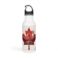 Canadian Maple Leaf Water Bottle — Mountain & Wildlife Stainless Steel Bottle