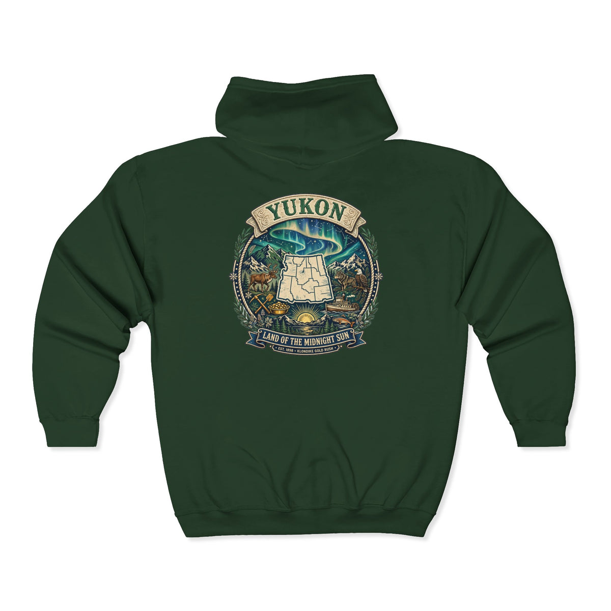 Yukon "Land of the Midnight Sun" Graphic Hoodie
