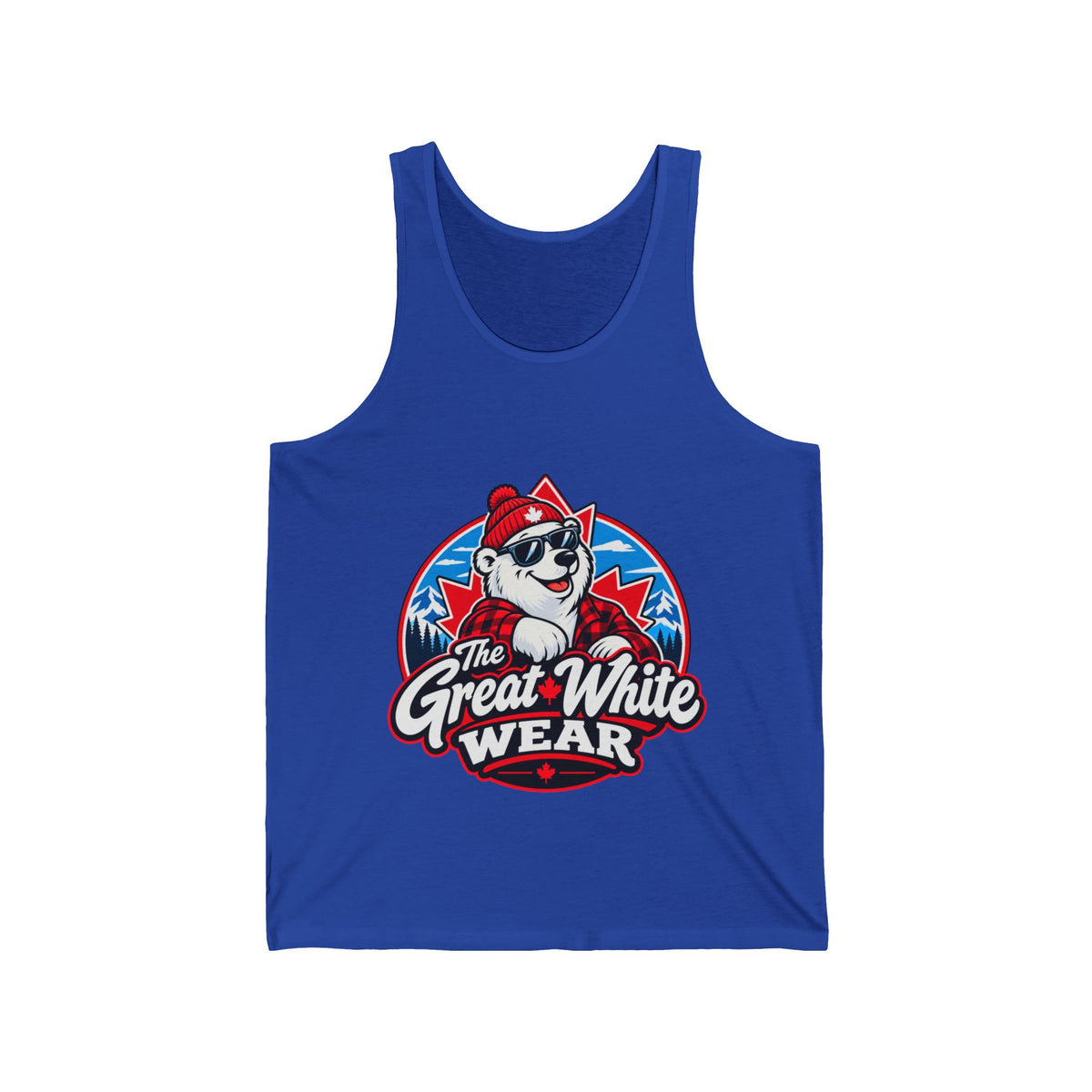 Great White Wear Polar Bear Womens Graphic Tank Top