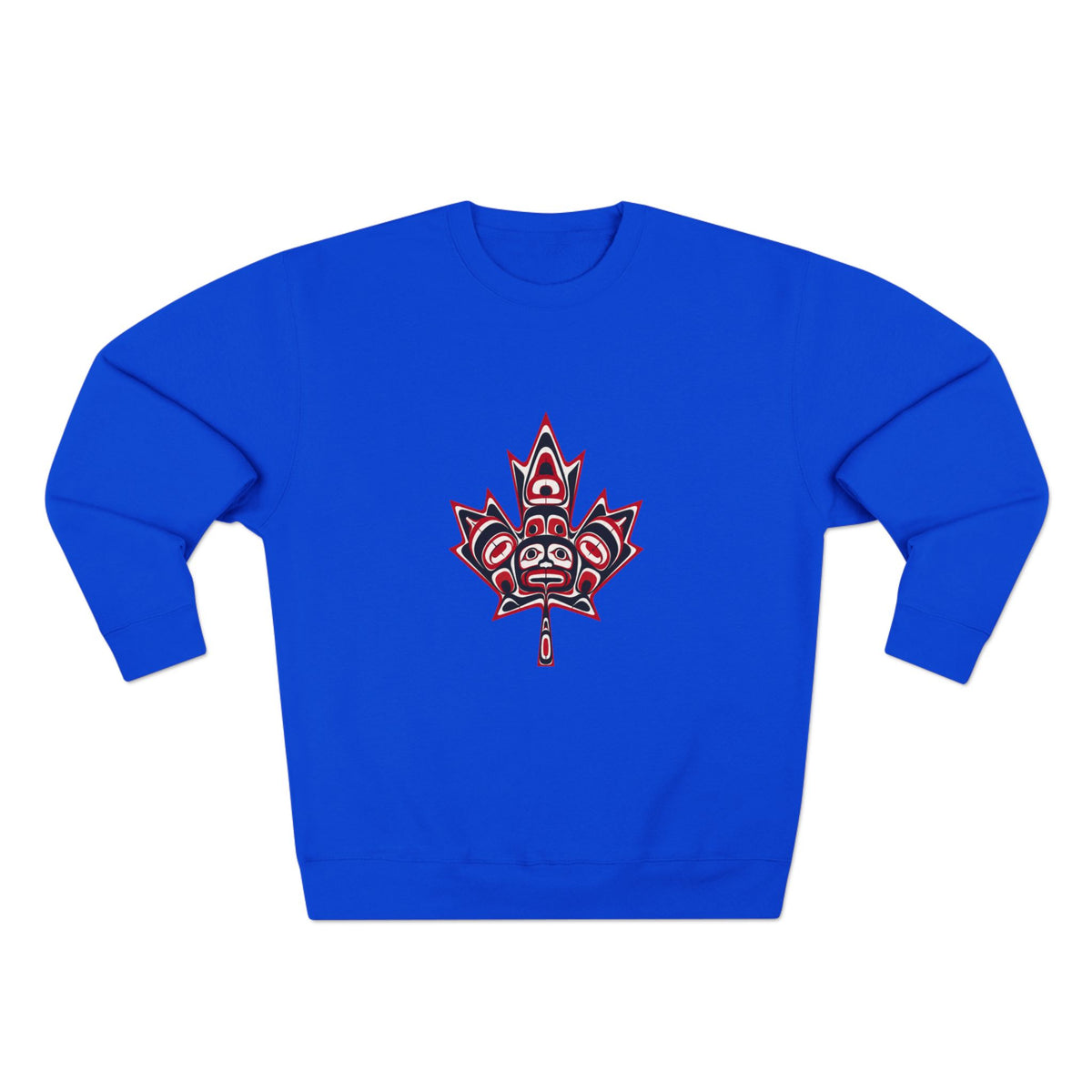Indigenous-Inspired Maple Leaf Crewneck Sweatshirt
