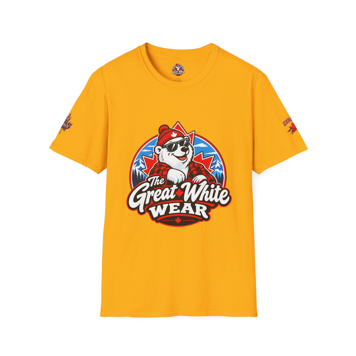 Great White Wear Polar Bear Womens Graphic T‑Shirt