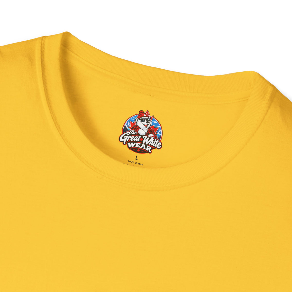 Canada Heartbeat T-Shirt — Red Maple Leaf ECG Design