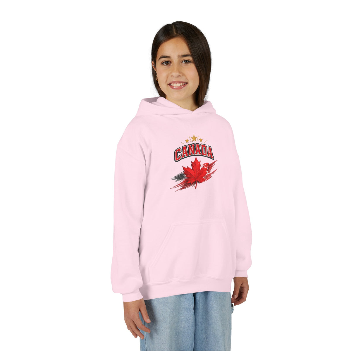 Canada Maple Leaf Youth Hoodie — Patriotic Canadian Youth  Sweatshirt