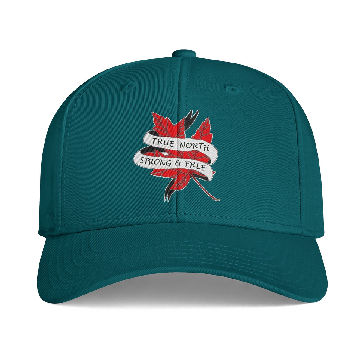 True North Maple Leaf Cap — "True North Strong & Free"