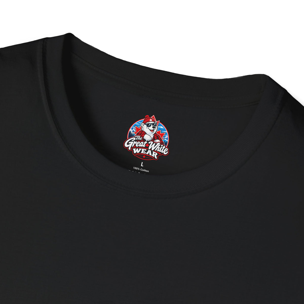 Canada Heartbeat T-Shirt — Red Maple Leaf ECG Design