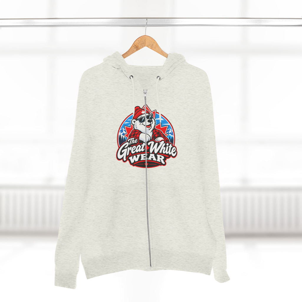 Great White Wear Polar Bear Womens Graphic Hoodie