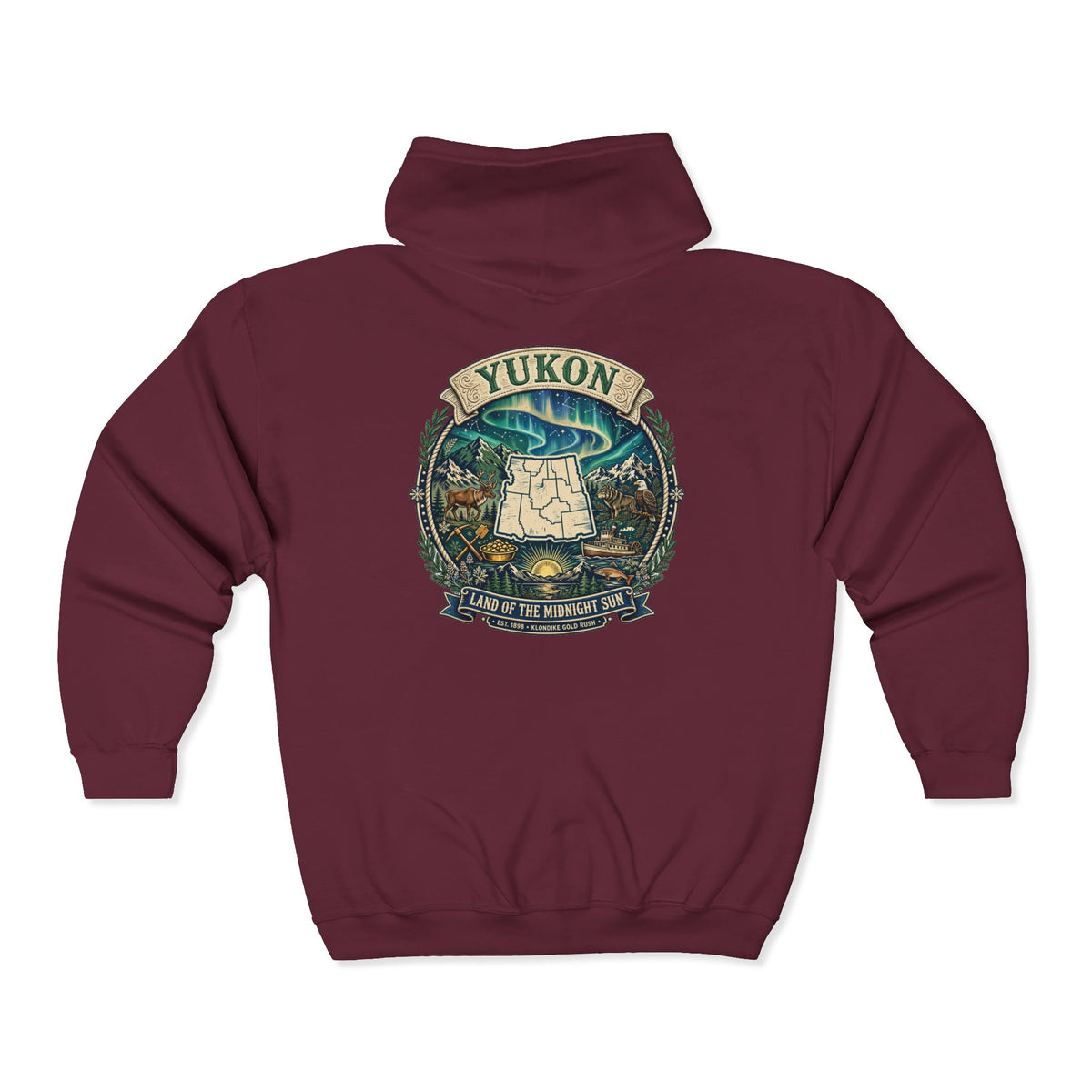 Yukon "Land of the Midnight Sun" Graphic Hoodie