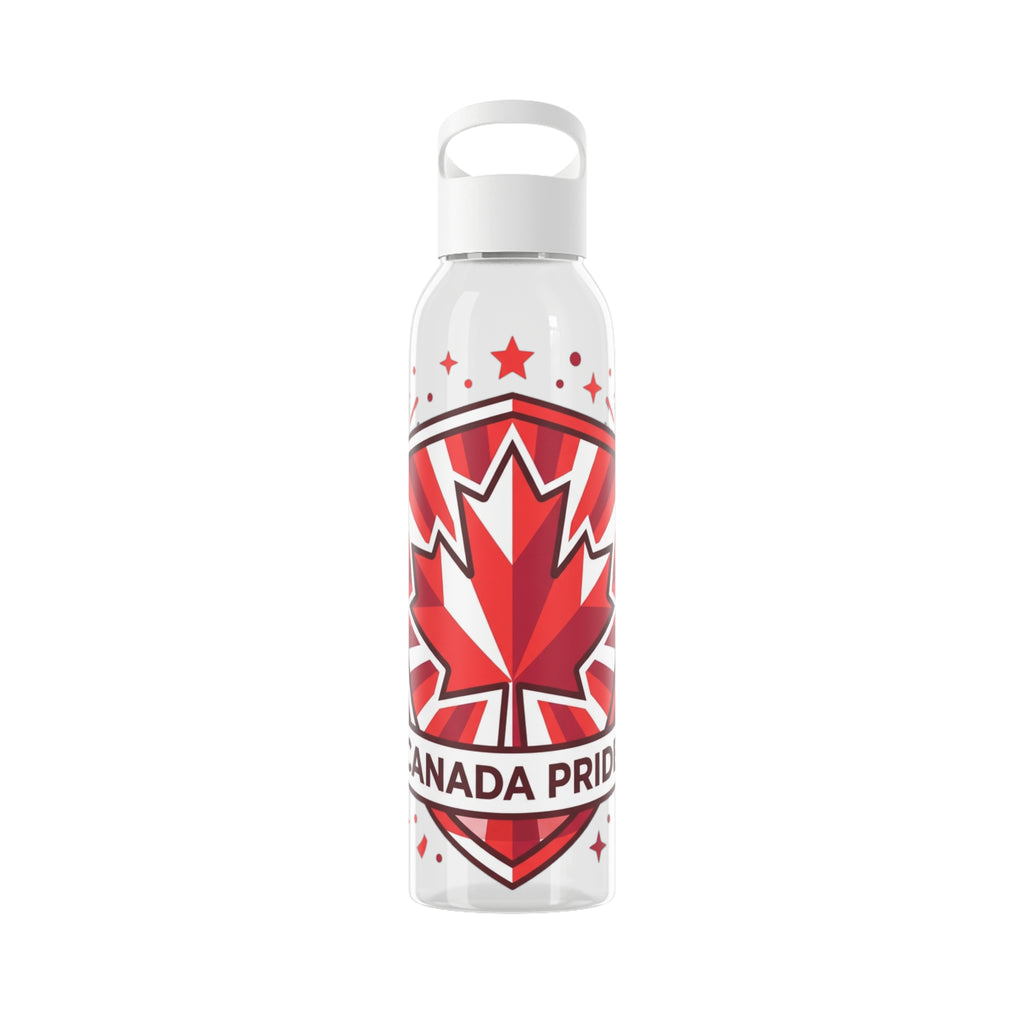 Canada Pride Water Bottle — Red Maple Leaf Stainless Travel Bottle