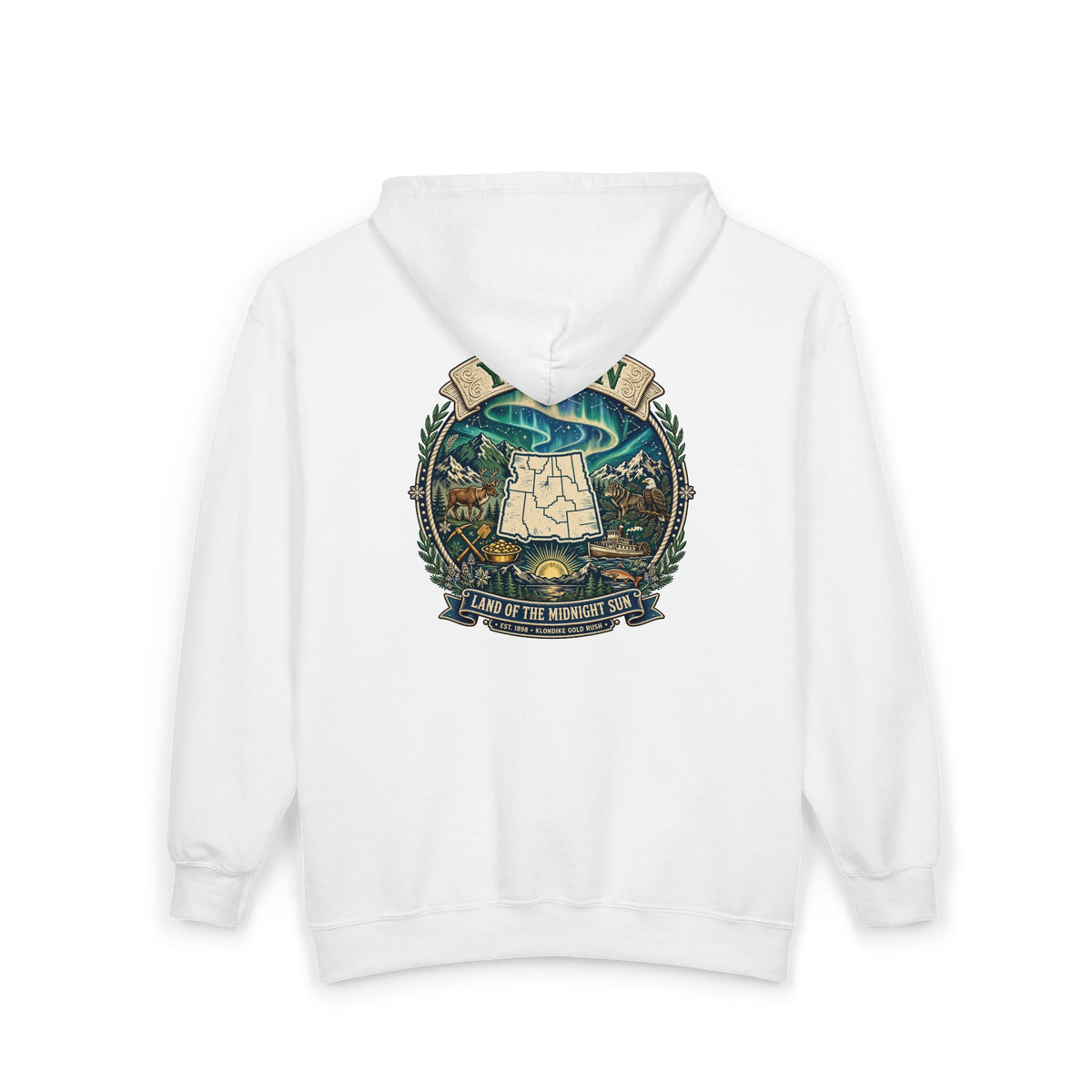 Yukon "Land of the Midnight Sun" Graphic Hoodie