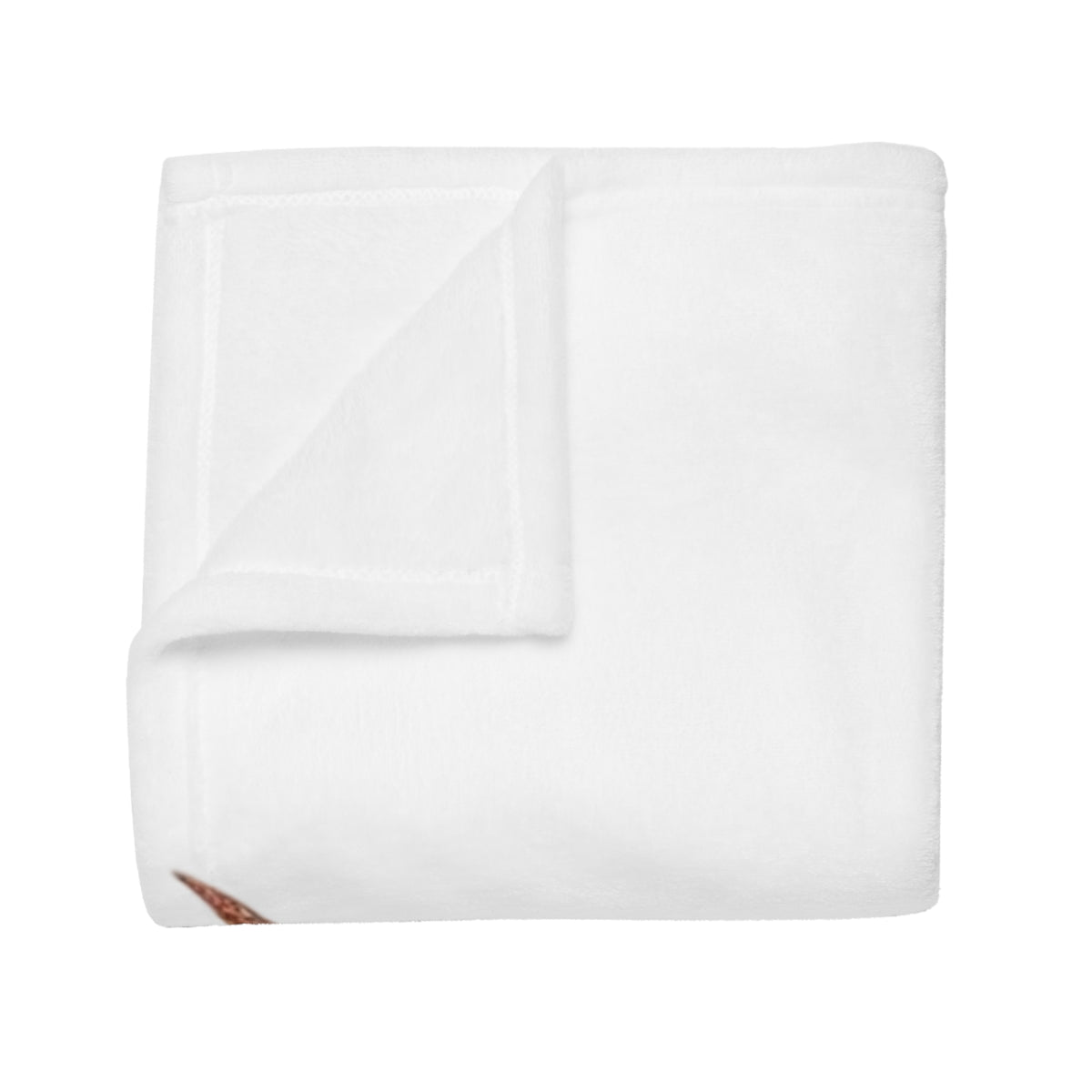 Winter Cabin Maple Leaf Plush Fleece Blanket