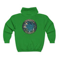 Nunavut Patch Hoodie — Arctic Wildlife and Map Graphic Hoodie
