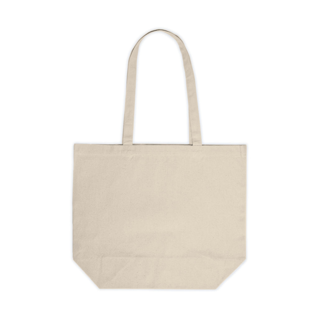British Columbia Vintage Travel Canvas Tote — Scenic Mountain and Lake Eco-Friendly Shopper