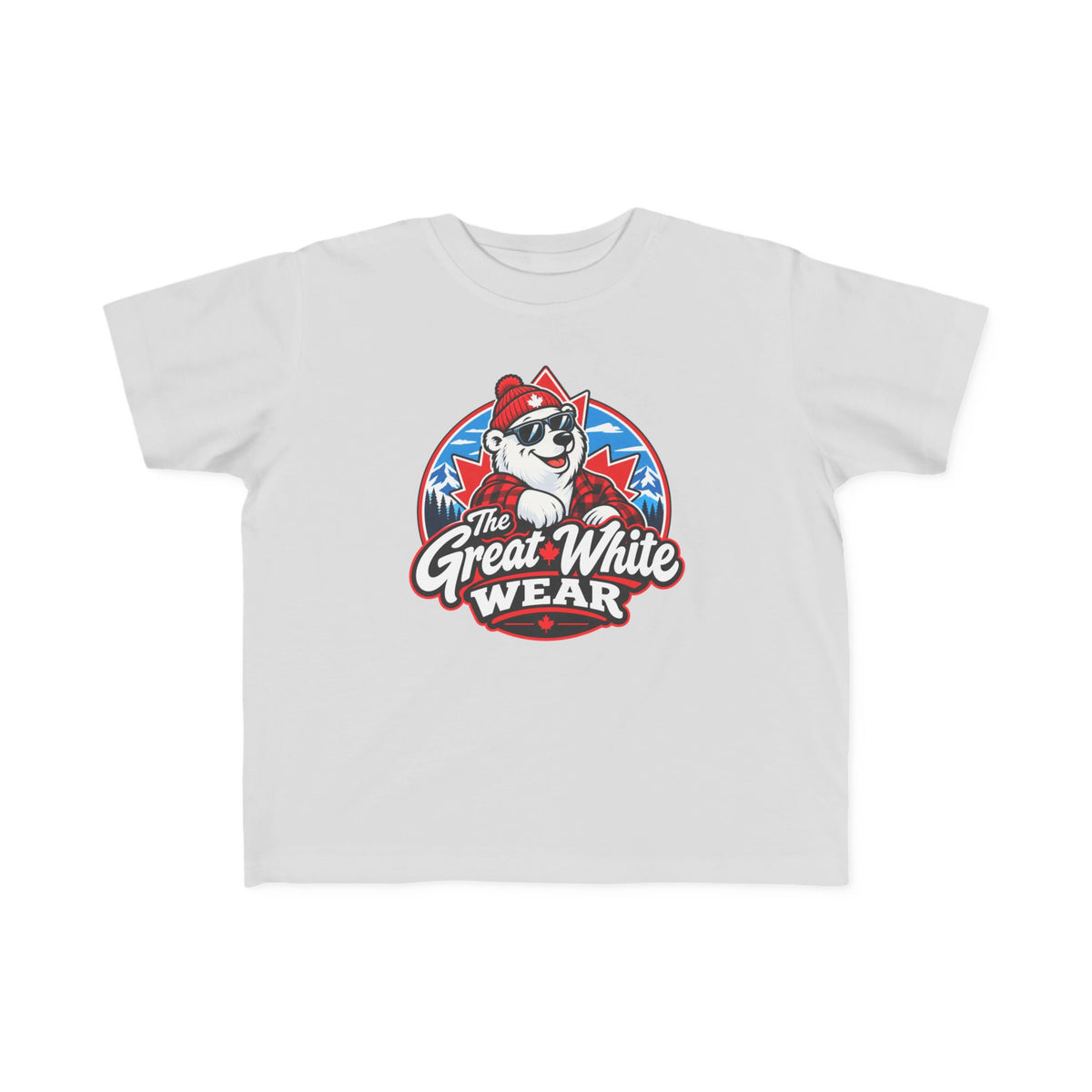 Great White Wear Polar Bear Toodler Graphic T‑Shirt