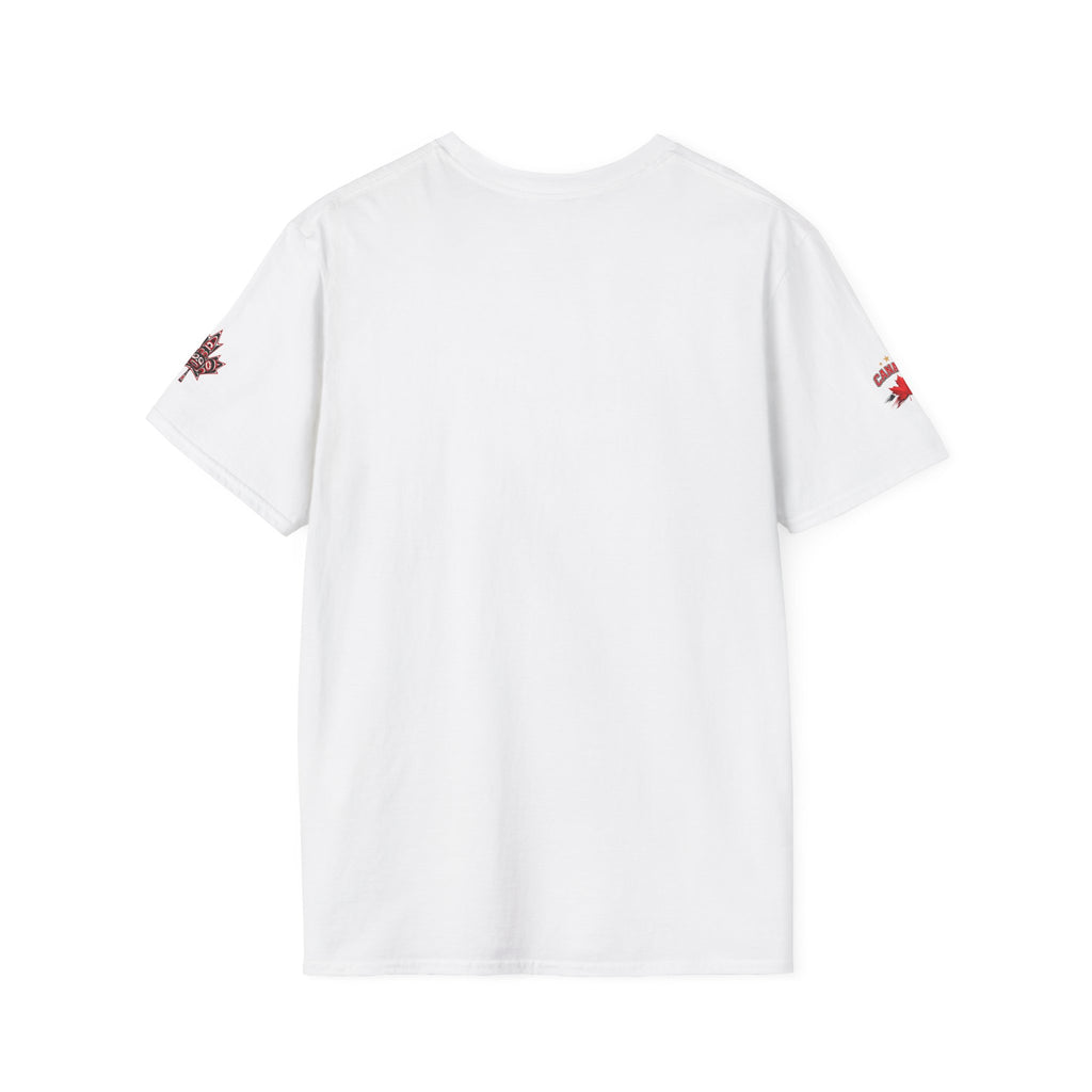 Mens Canada Pride T-Shirt — Red Maple Shield Design