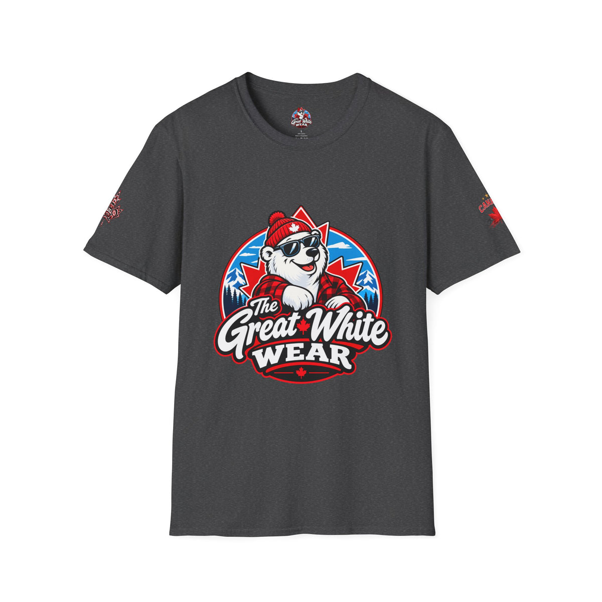 Great White Wear Polar Bear Womens Graphic T‑Shirt
