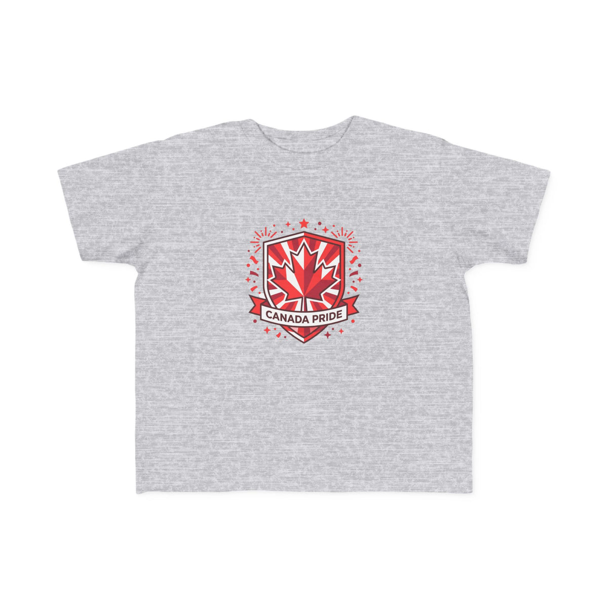Toddler Canada Pride Tee — Red Maple Leaf Crest Toddlers' Shirt