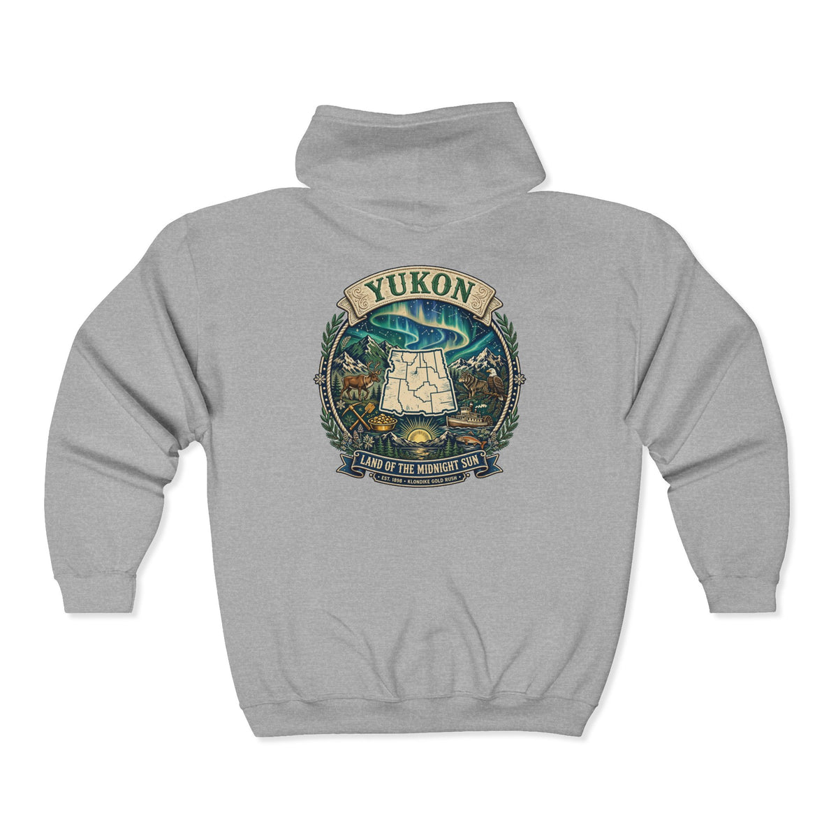 Yukon "Land of the Midnight Sun" Graphic Hoodie