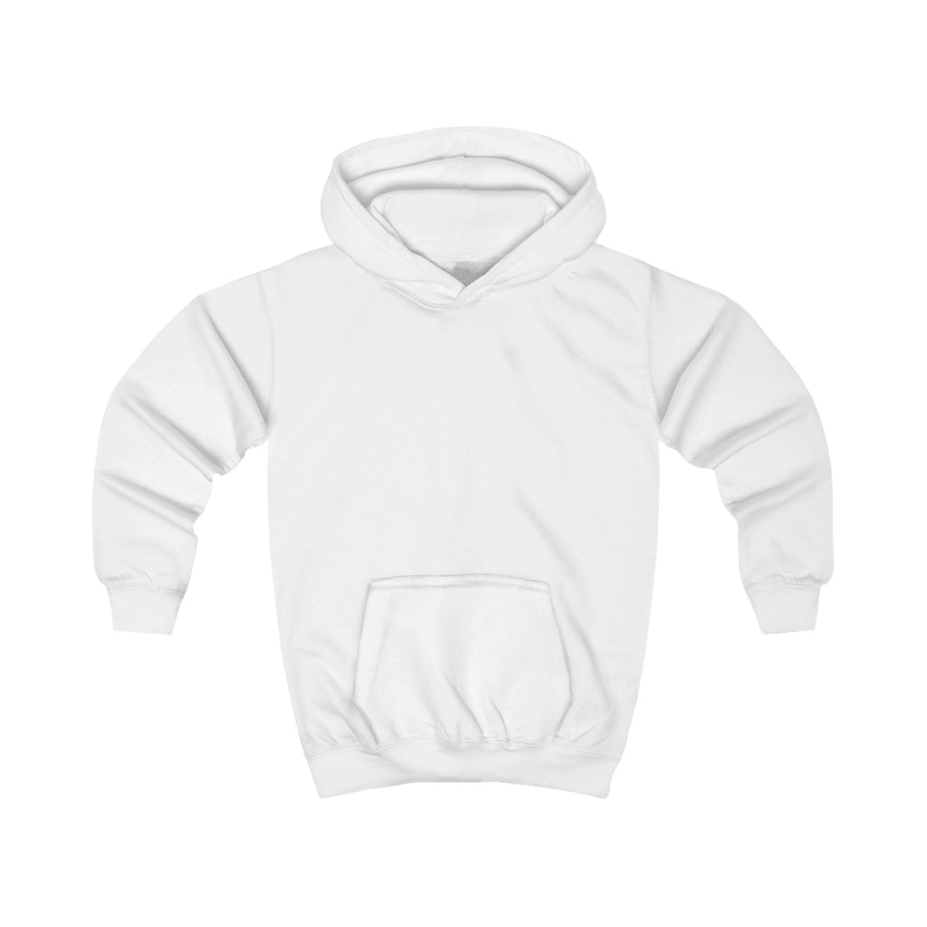 Kids Hoodie — "True North Strong and Free" Maple Leaf