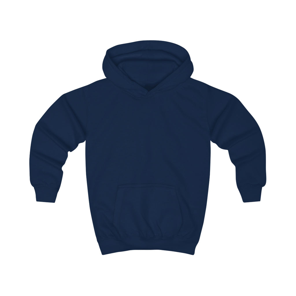 Kids Hoodie — "True North Strong and Free" Maple Leaf