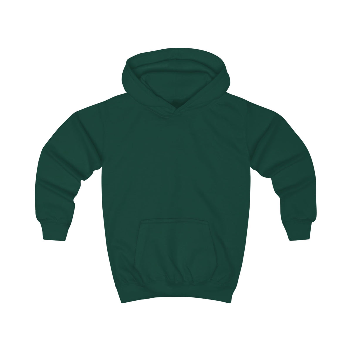 Kids Hoodie — "True North Strong and Free" Maple Leaf