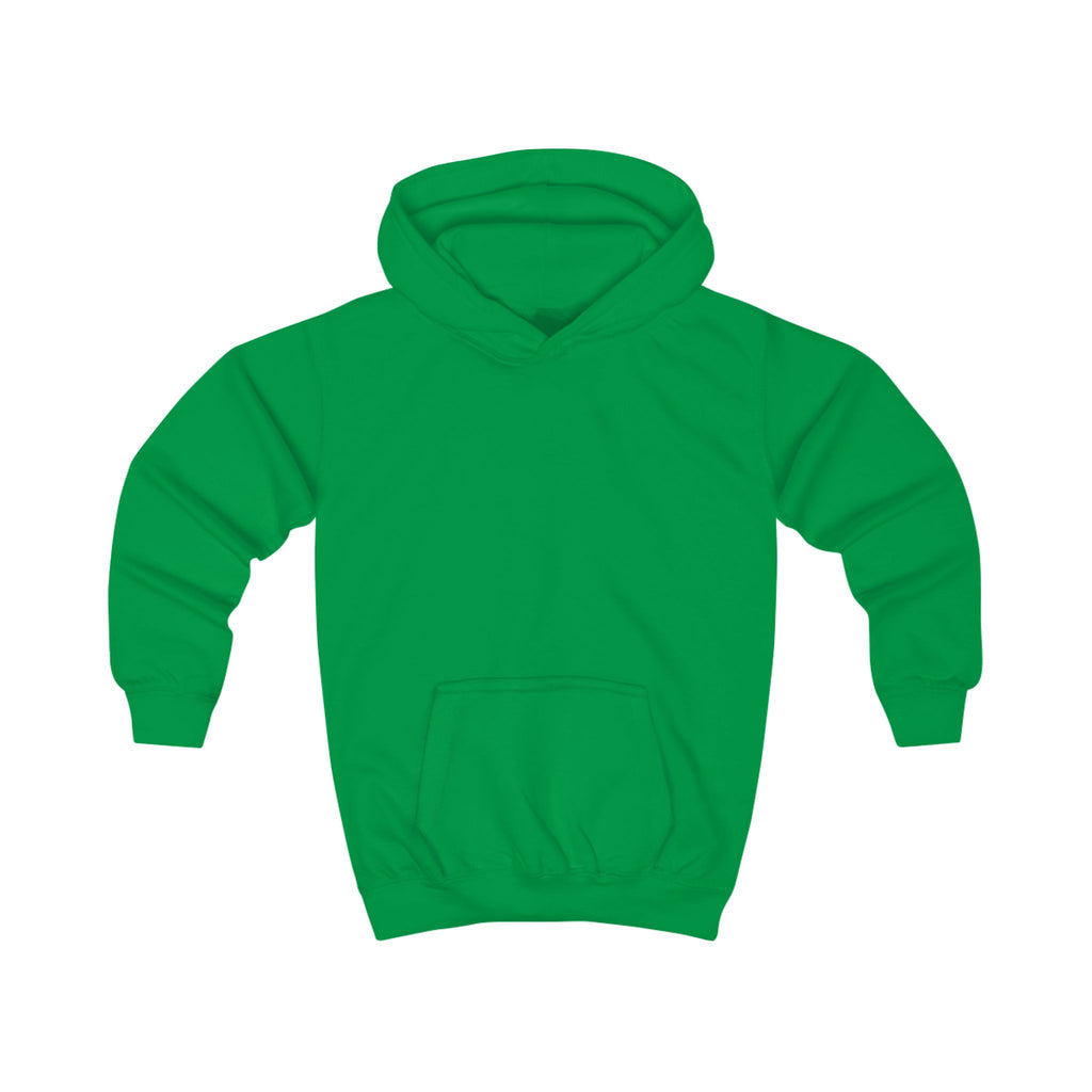 Kids Hoodie — "True North Strong and Free" Maple Leaf