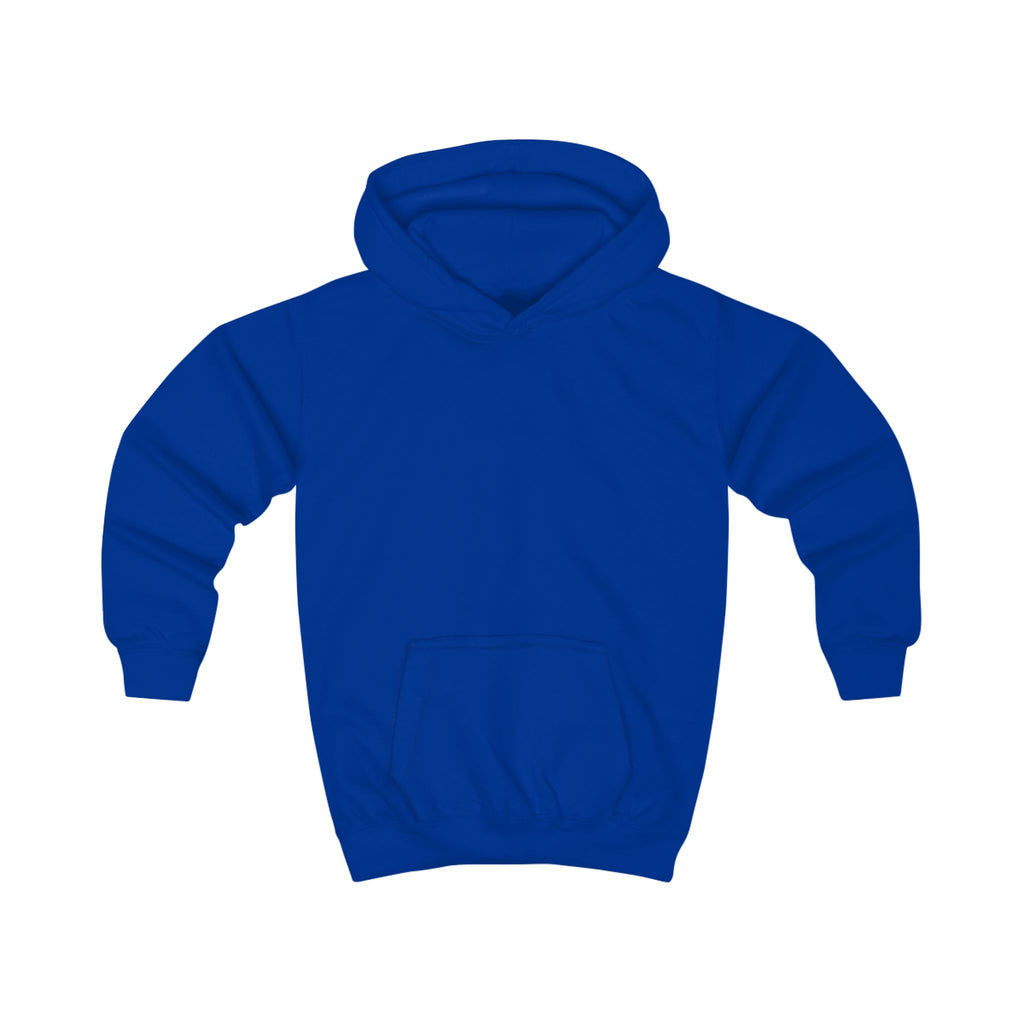 Kids Hoodie — "True North Strong and Free" Maple Leaf
