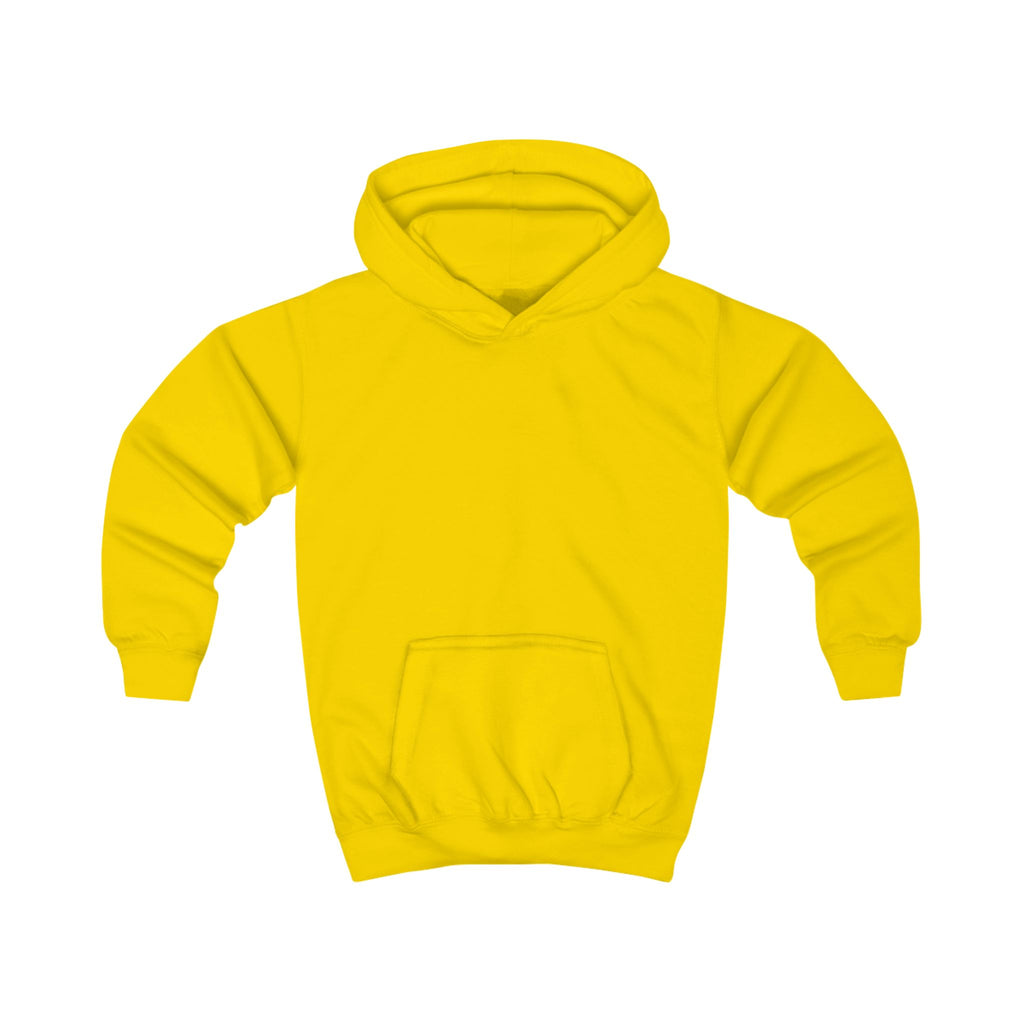 Kids Hoodie — "True North Strong and Free" Maple Leaf