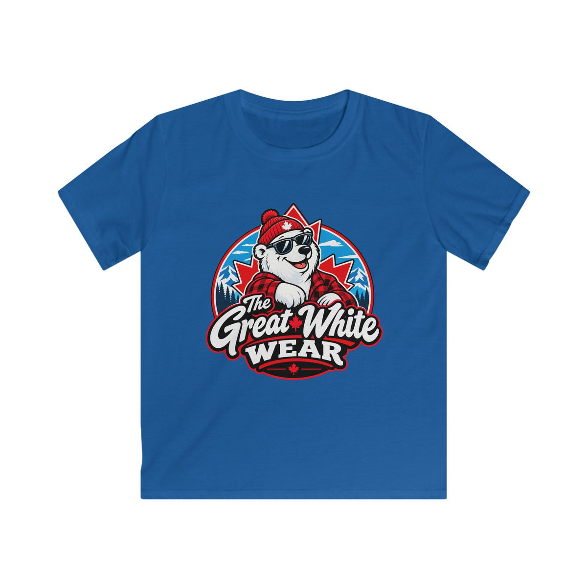 Great White Wear Polar Bear Kids Graphic T‑Shirt
