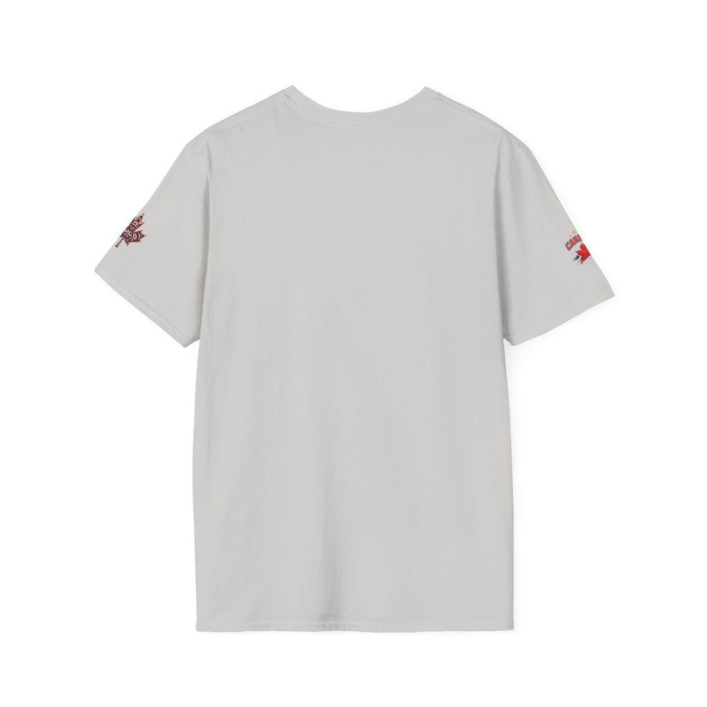 Mens Canada Pride T-Shirt — Red Maple Shield Design