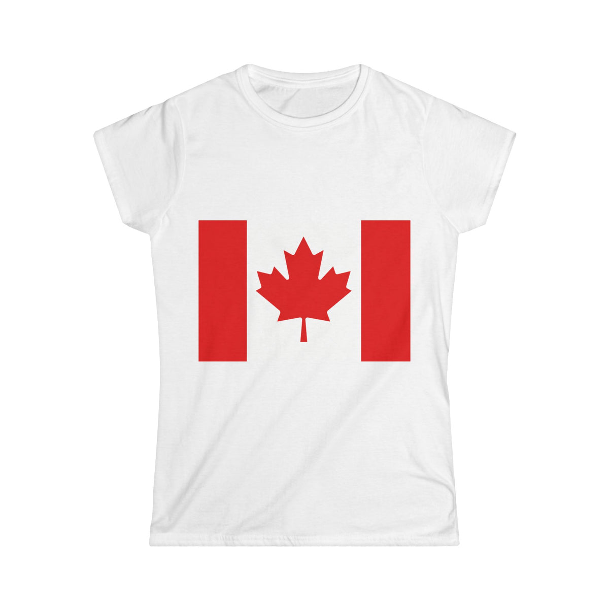 Women's White Softstyle Tee — Classic Crewneck T-Shirt