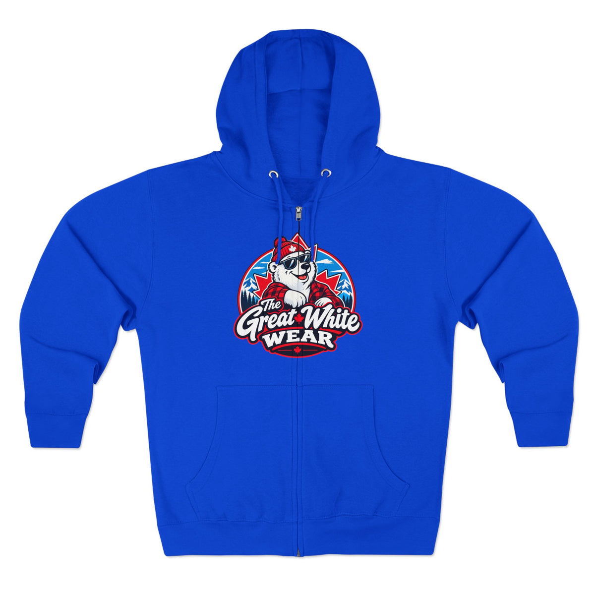 Great White Wear Polar Bear Womens Graphic Hoodie