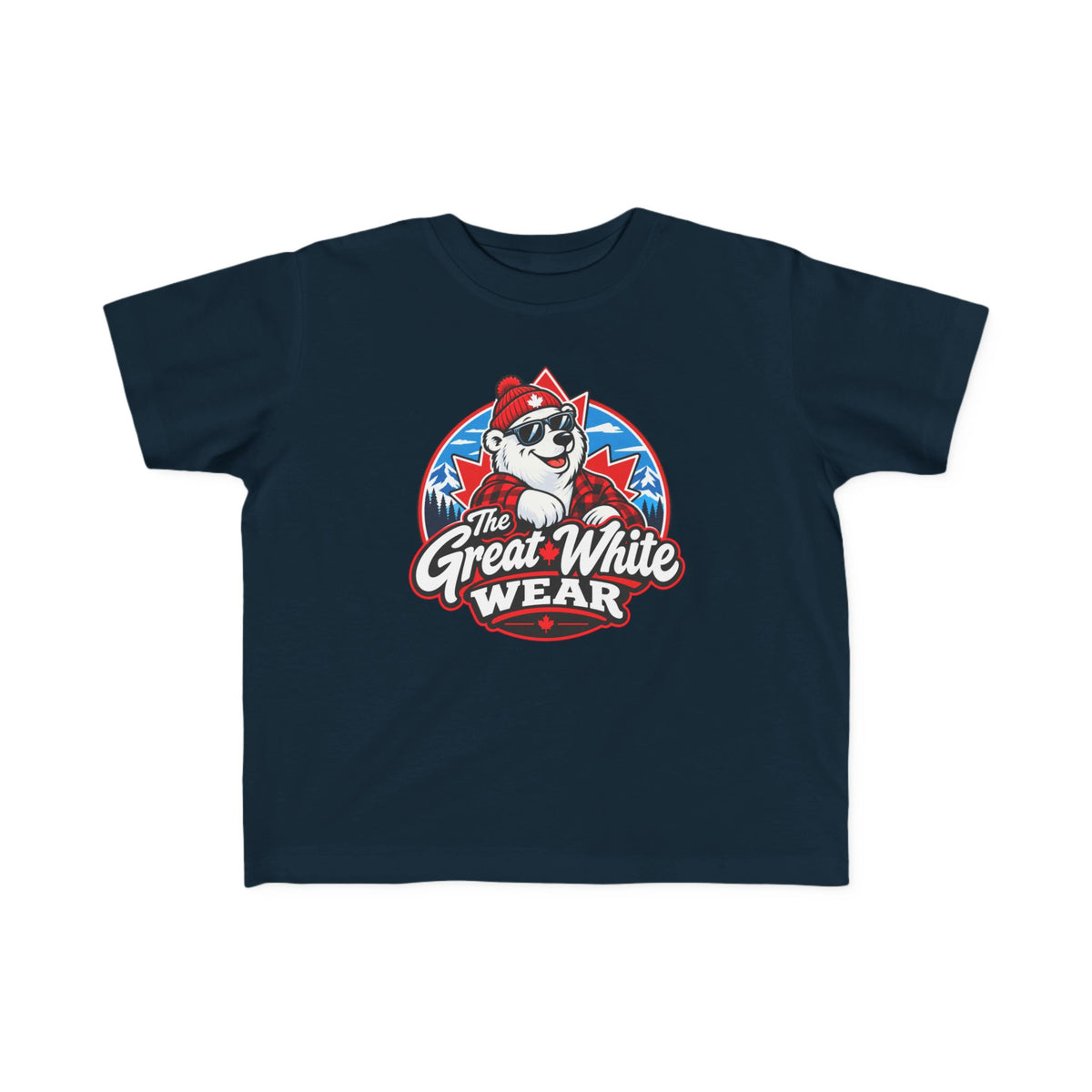 Great White Wear Polar Bear Toodler Graphic T‑Shirt